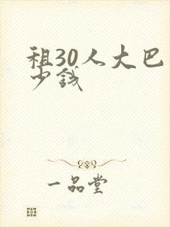 租30人大巴多少钱