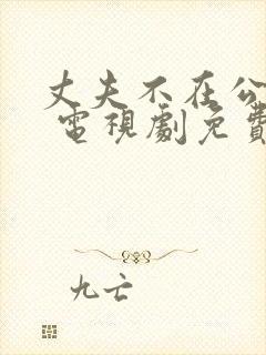 丈夫不在公迫我 电视剧免费观看