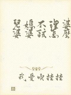 儿媳不理婆婆,婆婆该怎么办
