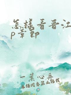 怎样看晋江vip章节