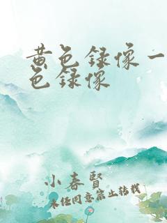 黄色录像一级黄色录像
