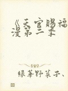 《天官赐福》动漫第二季 《天官赐福》动漫第二季