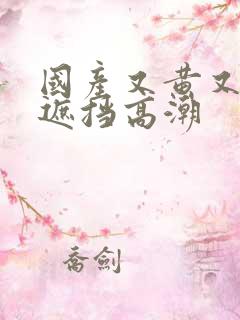 国产又黄又爽无遮挡高潮