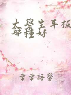 大学生平板电脑哪种好