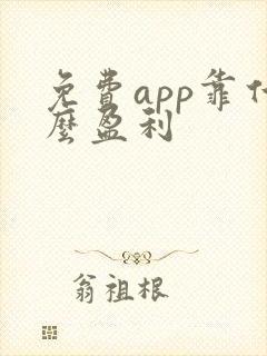 免费app靠什么盈利