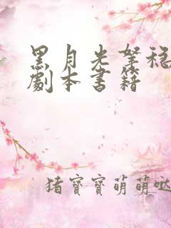 黑月光拿稳be剧本书籍