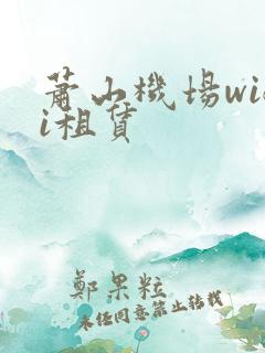 萧山机场wifi租赁