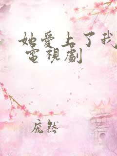 她爱上了我的谎 电视剧