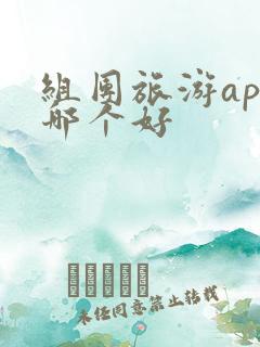 组团旅游app哪个好