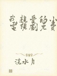 我亲爱的小冤家电视剧免费观看完整版