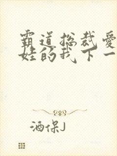 霸道总裁爱上带娃的我下一句