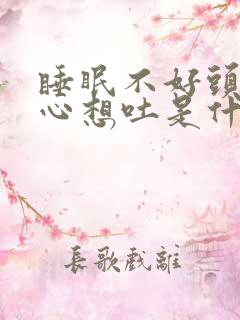 睡眠不好头晕恶心想吐是什么原因