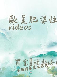 欧美肥婆性猛交videos