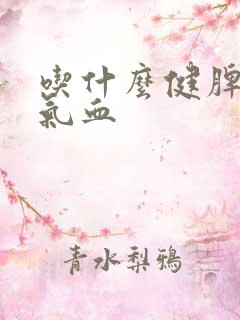 吃什么健脾胃补气血