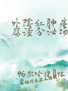外阴红肿瘙痒豆腐渣分泌物