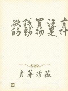 欲钱买没有见过的动物是什么生肖