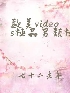 欧美videos极品另类极品