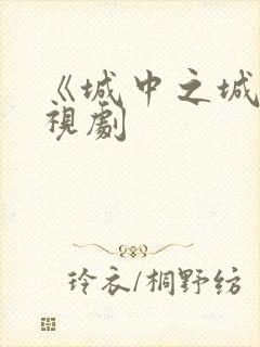 《城中之城》电视剧