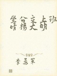 坐公交上班的苏晴杨大明