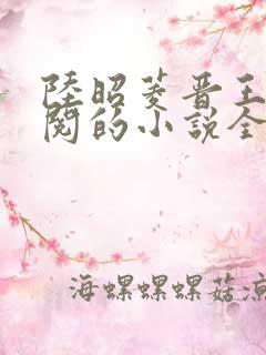 陆昭菱晋王周时阅的小说全文免费阅读