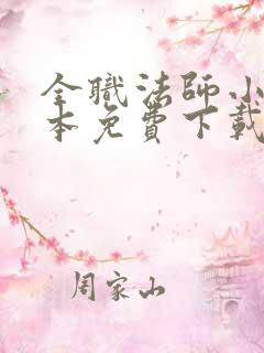全职法师小说全本免费下载