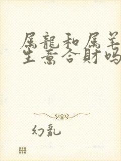 属龙和属羊的做生意合财吗