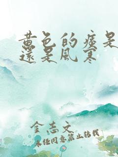 黄色的痰是风热还是风寒