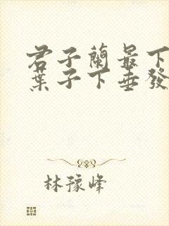 君子兰最下面的叶子下垂发黄变软