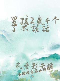 男孩2岁4个月了不说话