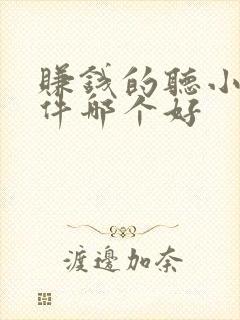 赚钱的听小说软件哪个好