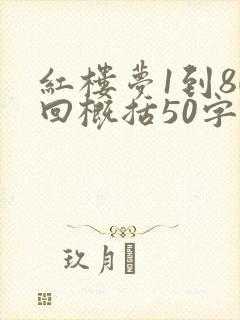 红楼梦1到80回概括50字