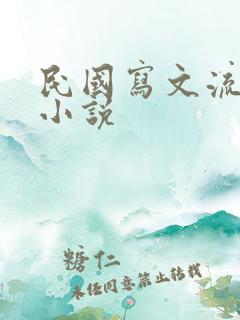 民国写文流女主小说