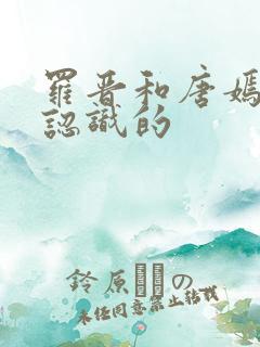 罗晋和唐嫣怎么认识的