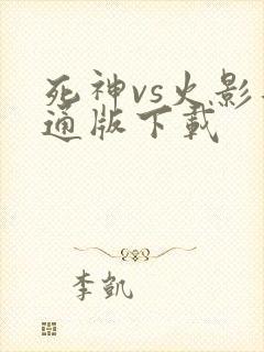 死神vs火影普通版下载