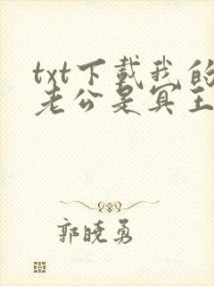 txt下载我的老公是冥王