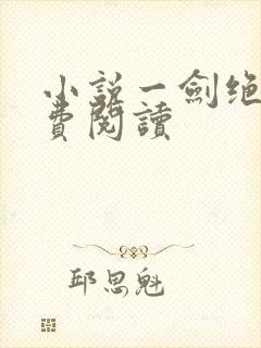 小说一剑绝世免费阅读