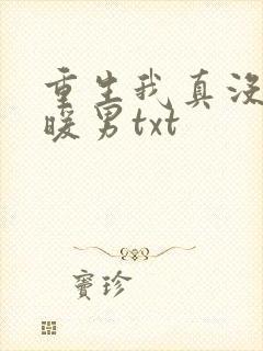 重生我真没想当暖男txt
