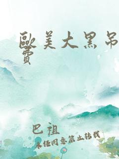 欧美大黑吊逼免费