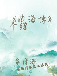 《藏海传》剧情介绍