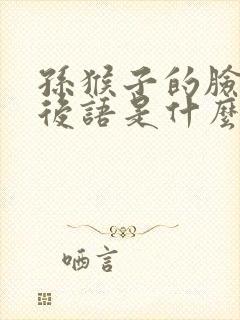 孙猴子的脸的歇后语是什么