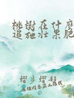 桃树在什么时期追施壮果肥 桃树在什么时期追施壮果肥