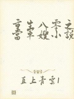 重生八零之我要当军嫂小说免费阅读