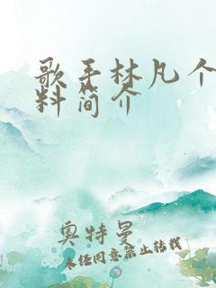 歌手林凡个人资料简介