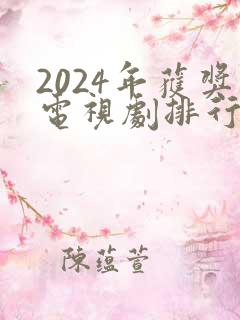 2024年获奖电视剧排行榜前十名有哪些
