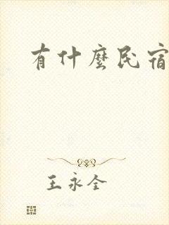有什么民宿推荐