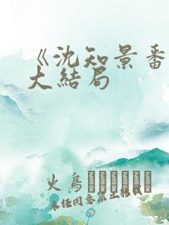 《沈知景番外》大结局