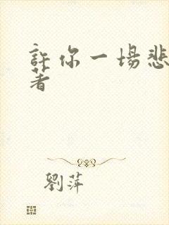 许你一场悲欢原著