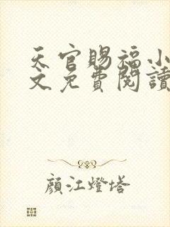天官赐福小说全文免费阅读笔趣阁