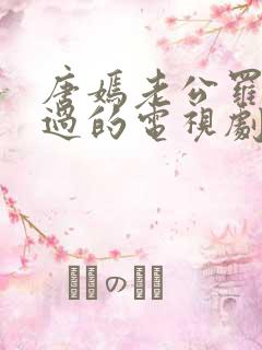 唐嫣老公罗晋演过的电视剧