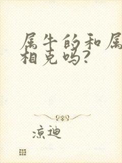 属牛的和属马的相克吗?